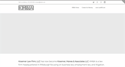 Desktop Screenshot of kraemer-law.com